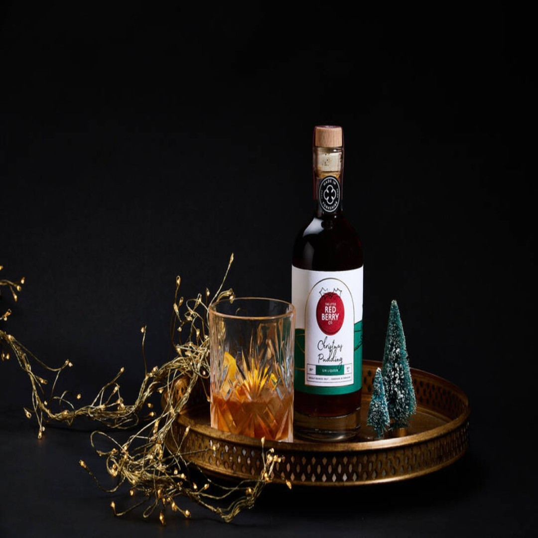 Handmade Yorkshire Christmas Pudding Gin Liqueur - 35cl