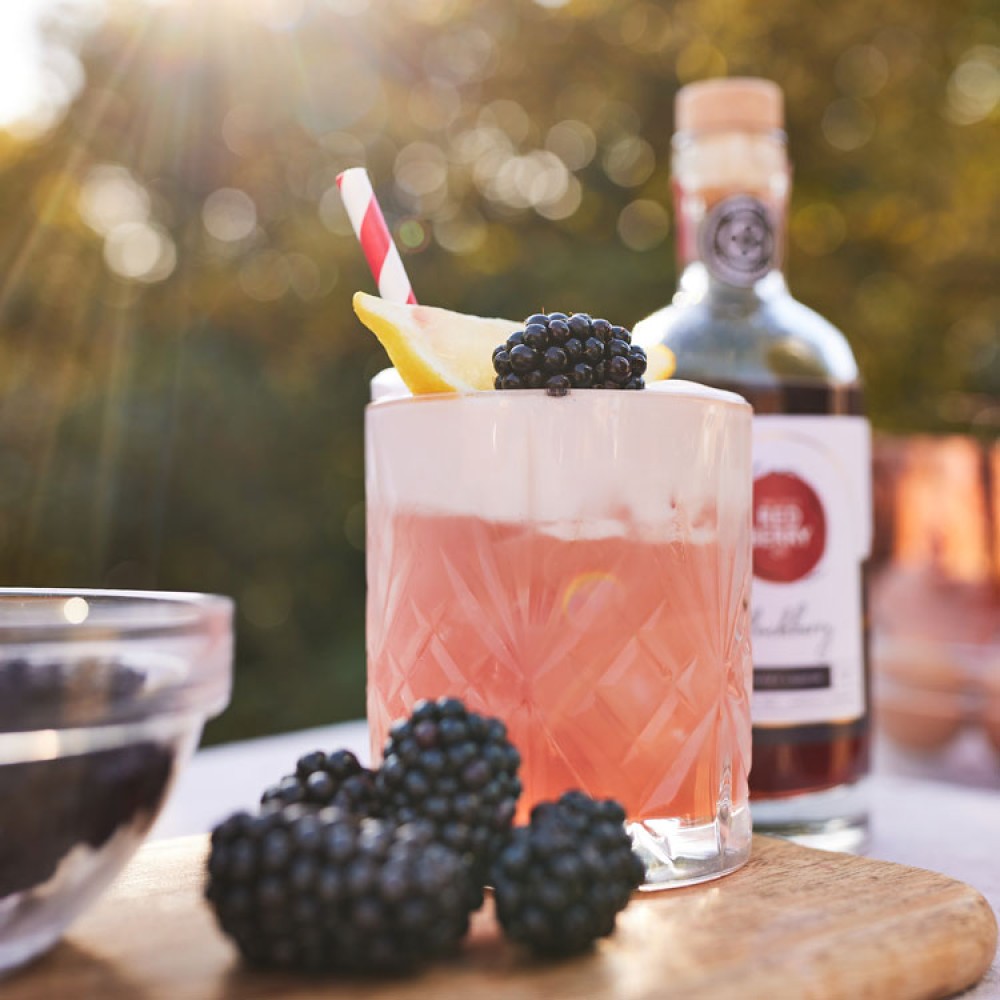 Blackberry Whisky Sour