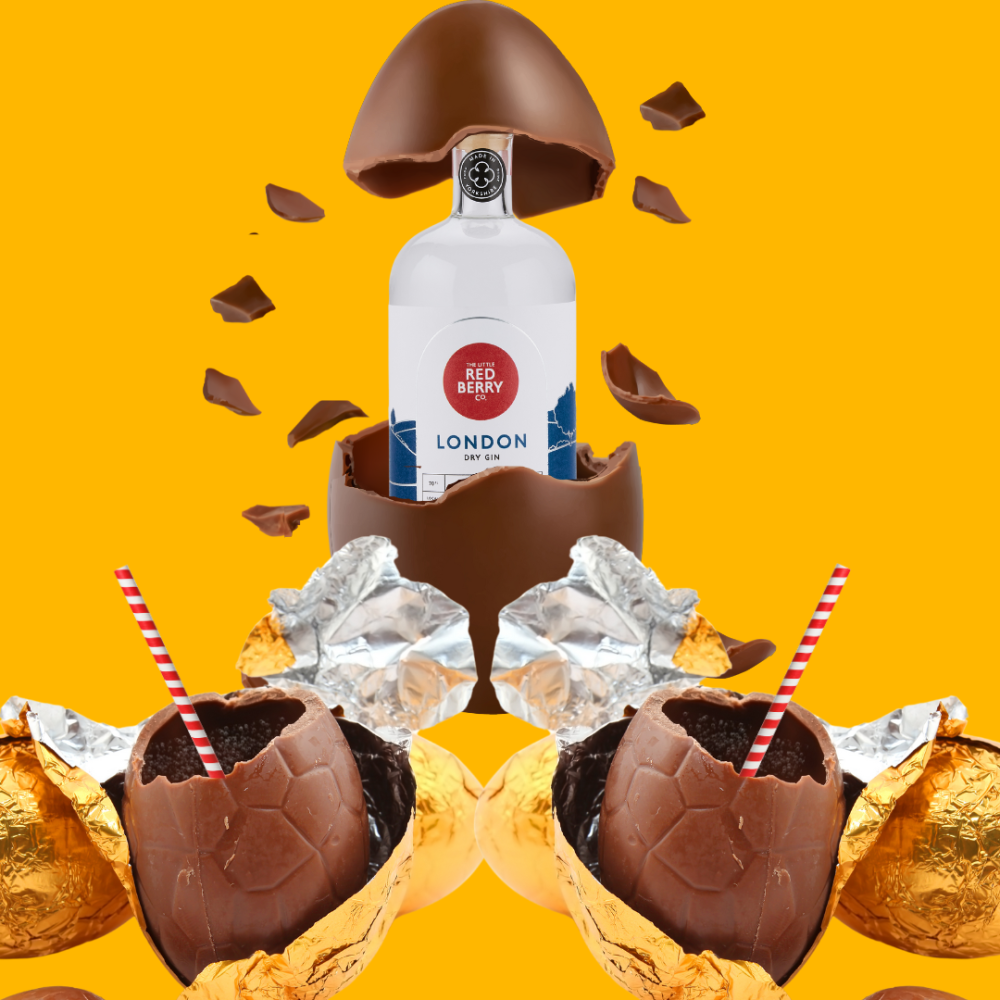 A Bunny's Delight Cocktail - Served in an Easter Egg